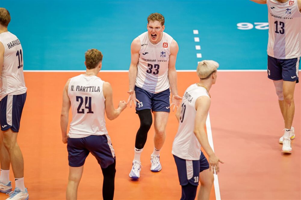 Volley, la Finlandia vince la maratona contro la Grecia a Torino. Sarà l’avversaria dell’Italia ai quarti?