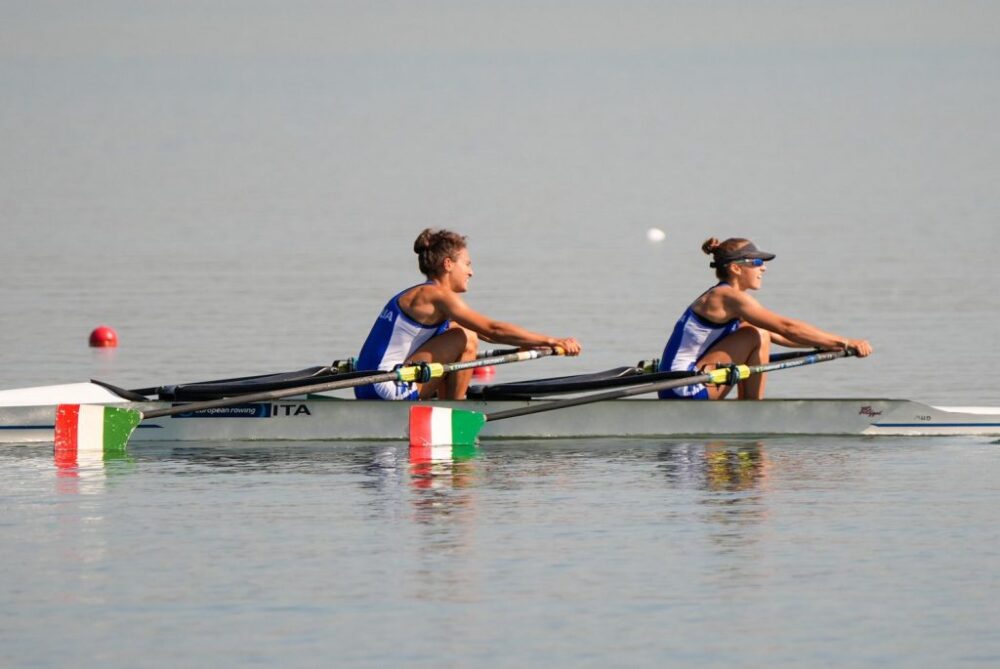 Canottaggio, i doppi pesi leggeri dell’Italia conquistano l’oro ai Giochi del Mediterraneo
