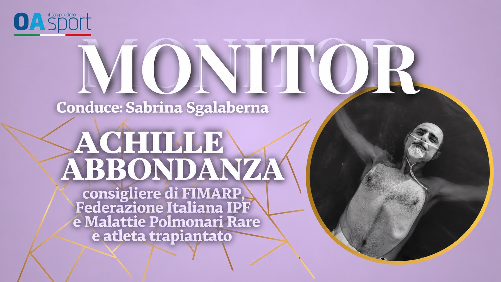 La mia rinascita grazie a un sì: la storia di Achille Abbondanza, trapianto bipolmonare e sport