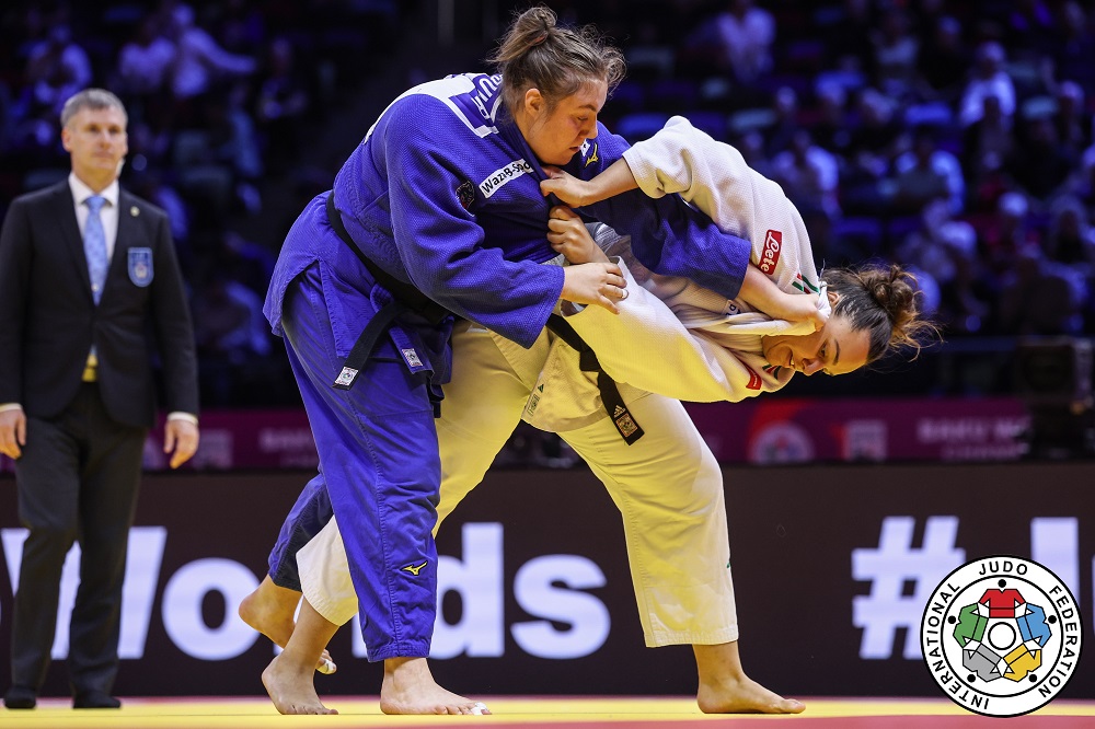 Asya Tavano ai piedi del podio nei +78 kg dei Mondiali di judo. Lee e Tasoev conquistano i titoli iridati