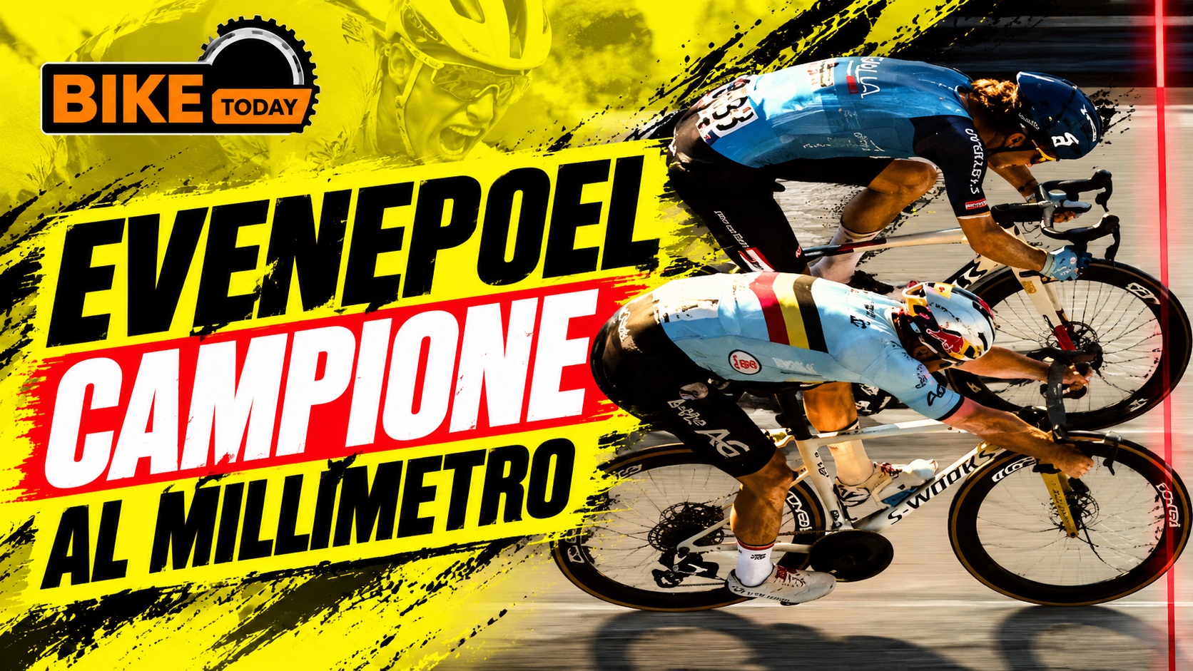 Ciccone sfiora l’impresa! Evenepoel campione europeo per millimetri, Scaroni sul podio