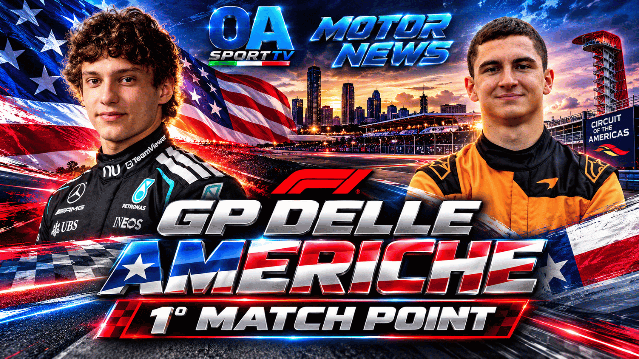 F1 Austin: Antonelli al 1° match point Mondiale! Fornaroli in McLaren, ma non in F1