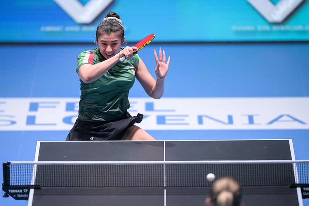 Tennistavolo: Gaia Monfardini centra gli ottavi di finale agli Europei. Mutti è out