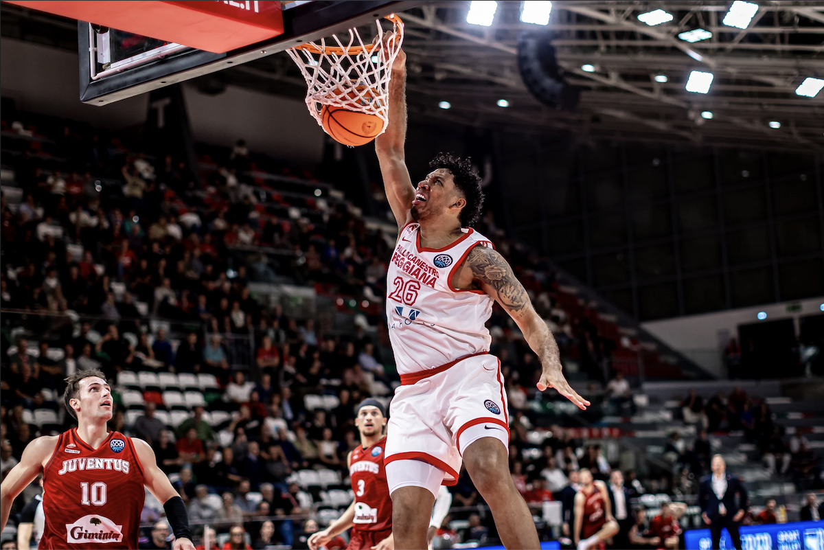 Basket, Champions League: Reggio Emilia perde con il BC Juventus Utena di misura