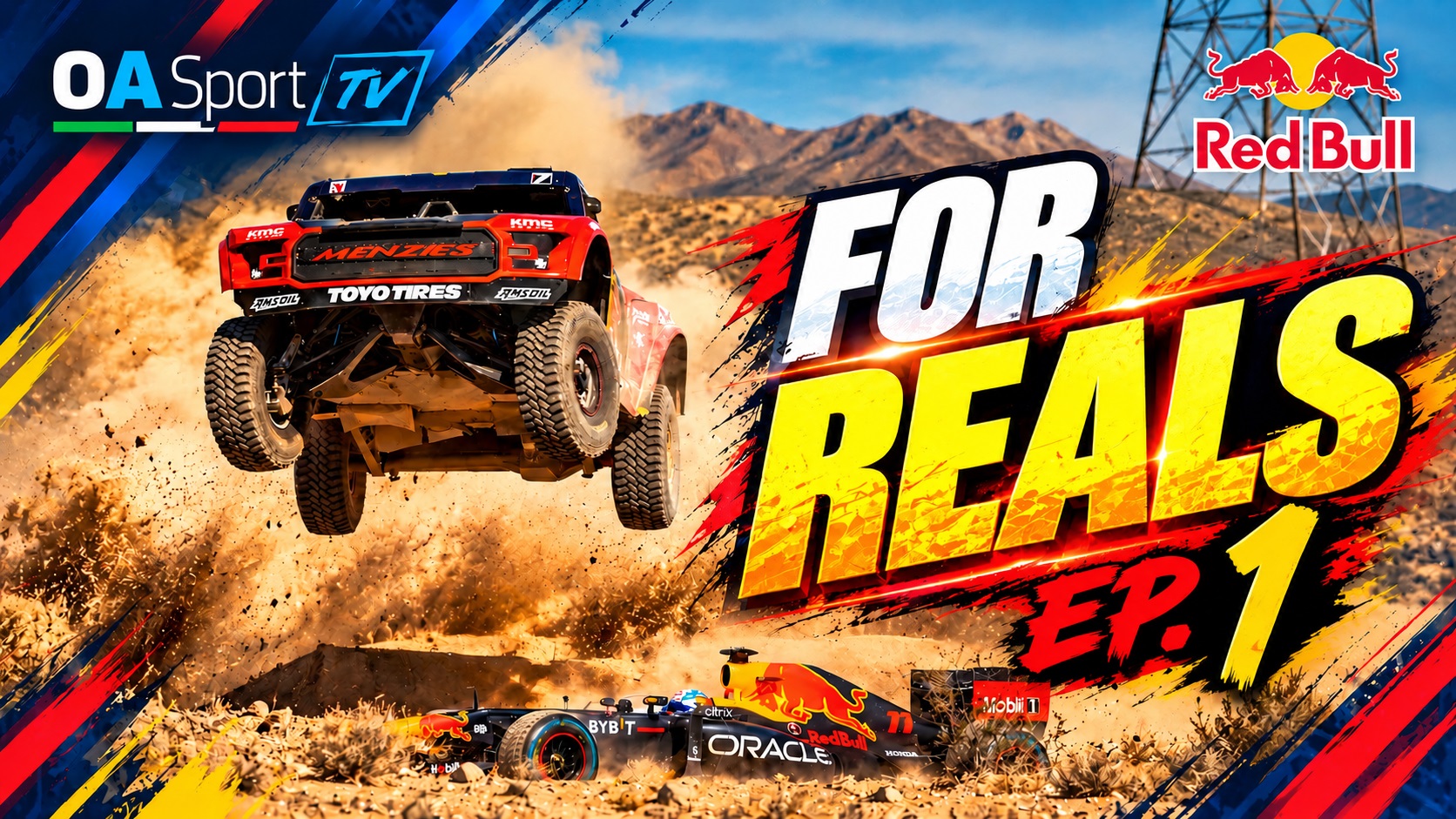 Checo Pérez contro Bryce Menzies! Red Bull For Reals tra motori, MTB e sfide estreme