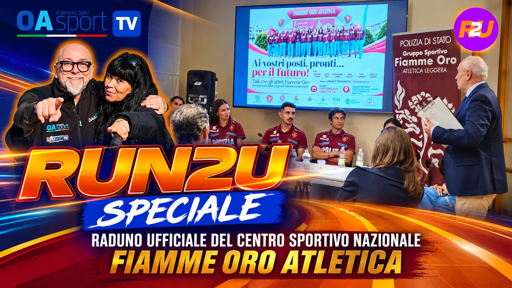 Campioni Fiamme Oro ad Abano Terme: il Talk con Franco Bragagna e le Olimpiadi Cremisi!