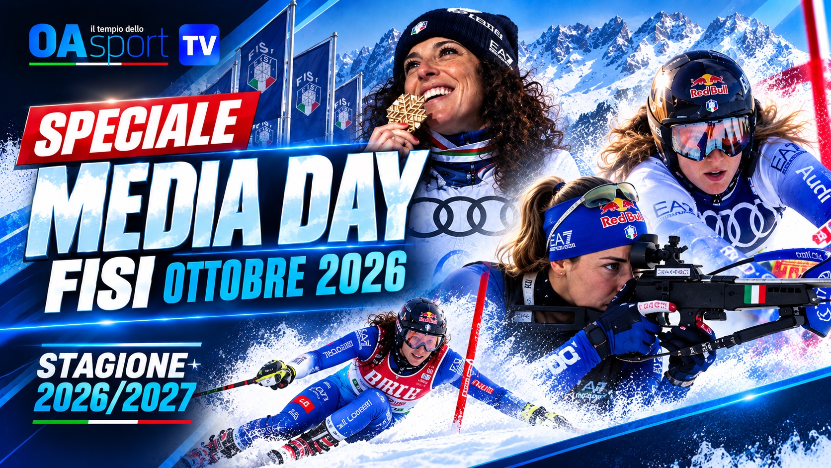 Da Goggia a Vittozzi, da Pellegrino a Tabanelli: le voci del FISI Media Day