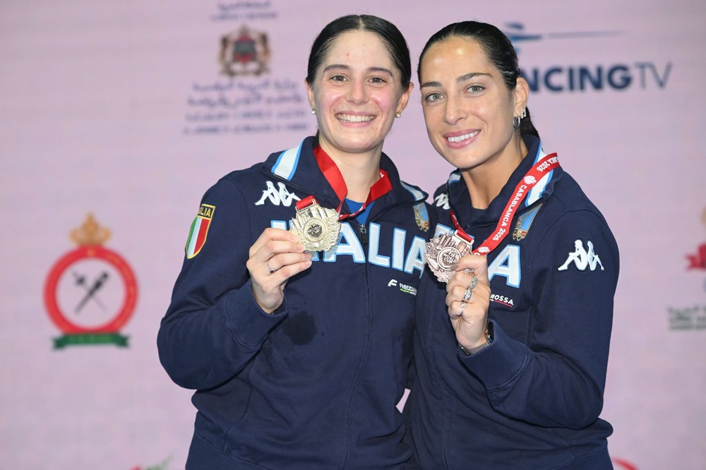 Scherma, la prima volta di Roberta Marzani in Coppa del Mondo: grande vittoria a Casablanca. Santuccio sul podio