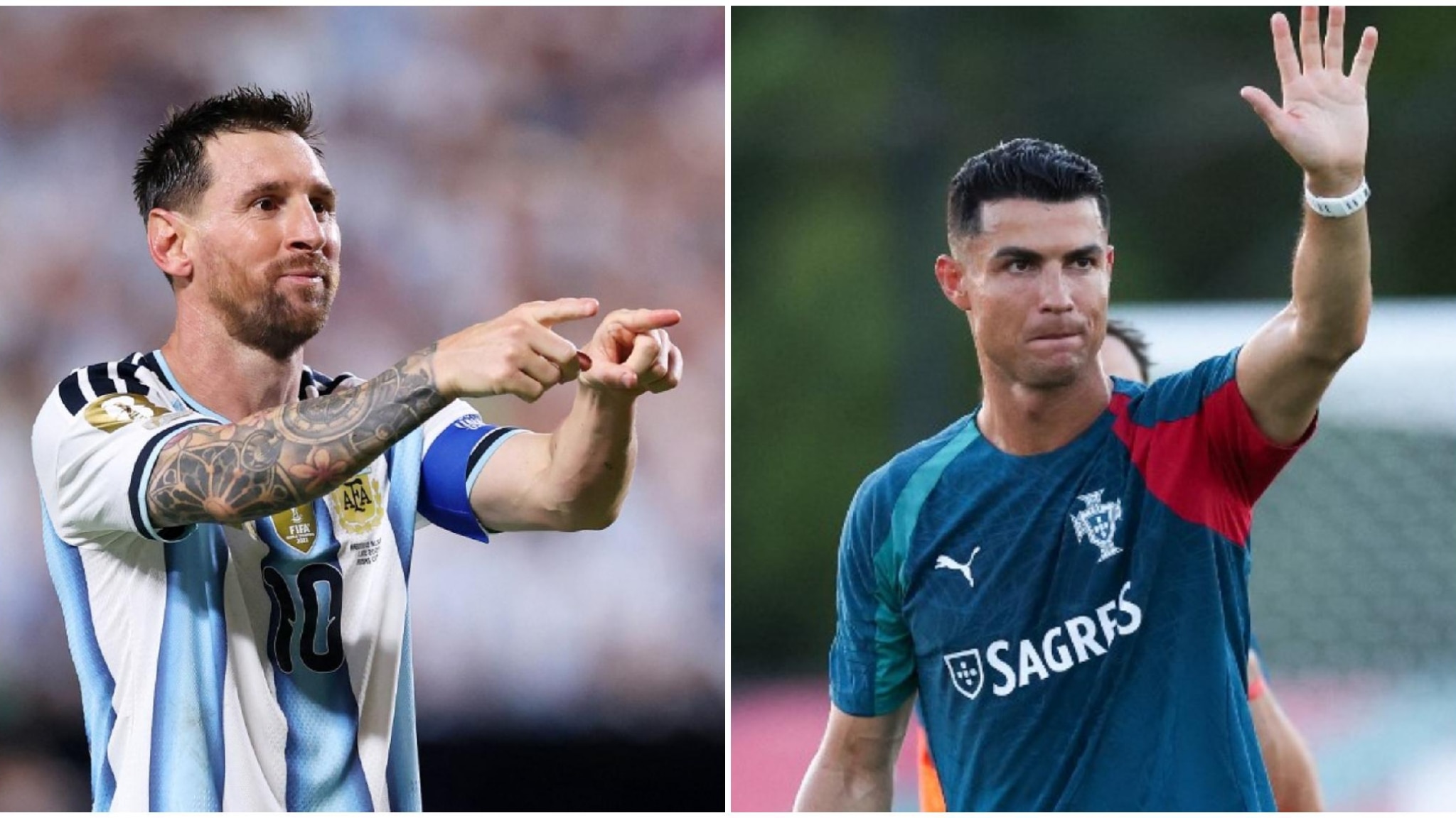 Gli addii diversi di Ronaldo e Messi: Jesus riapre a CR7, Leo saluta l'Argentina
