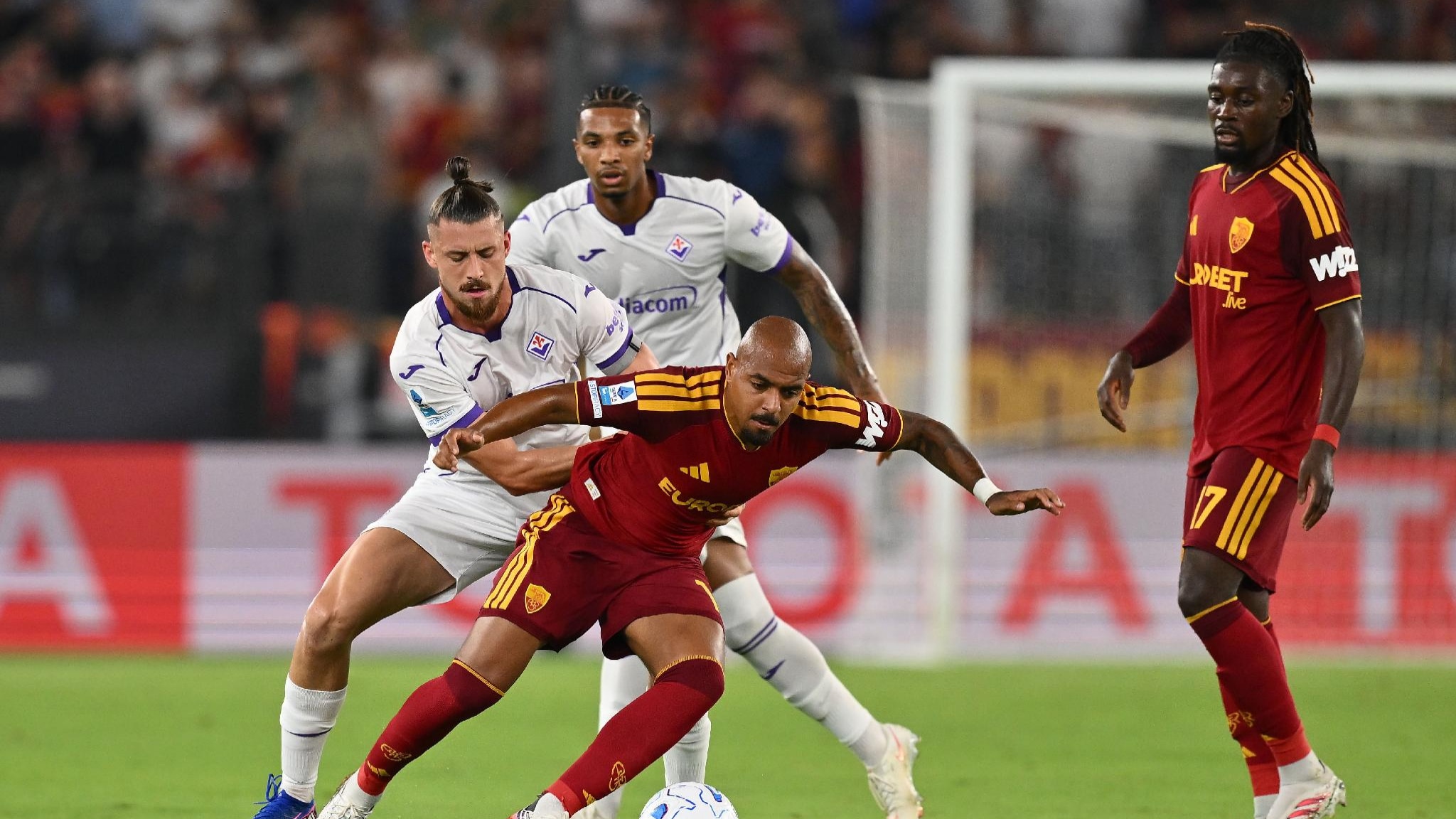 Roma-Fiorentina 4-0, la sintesi della partita
