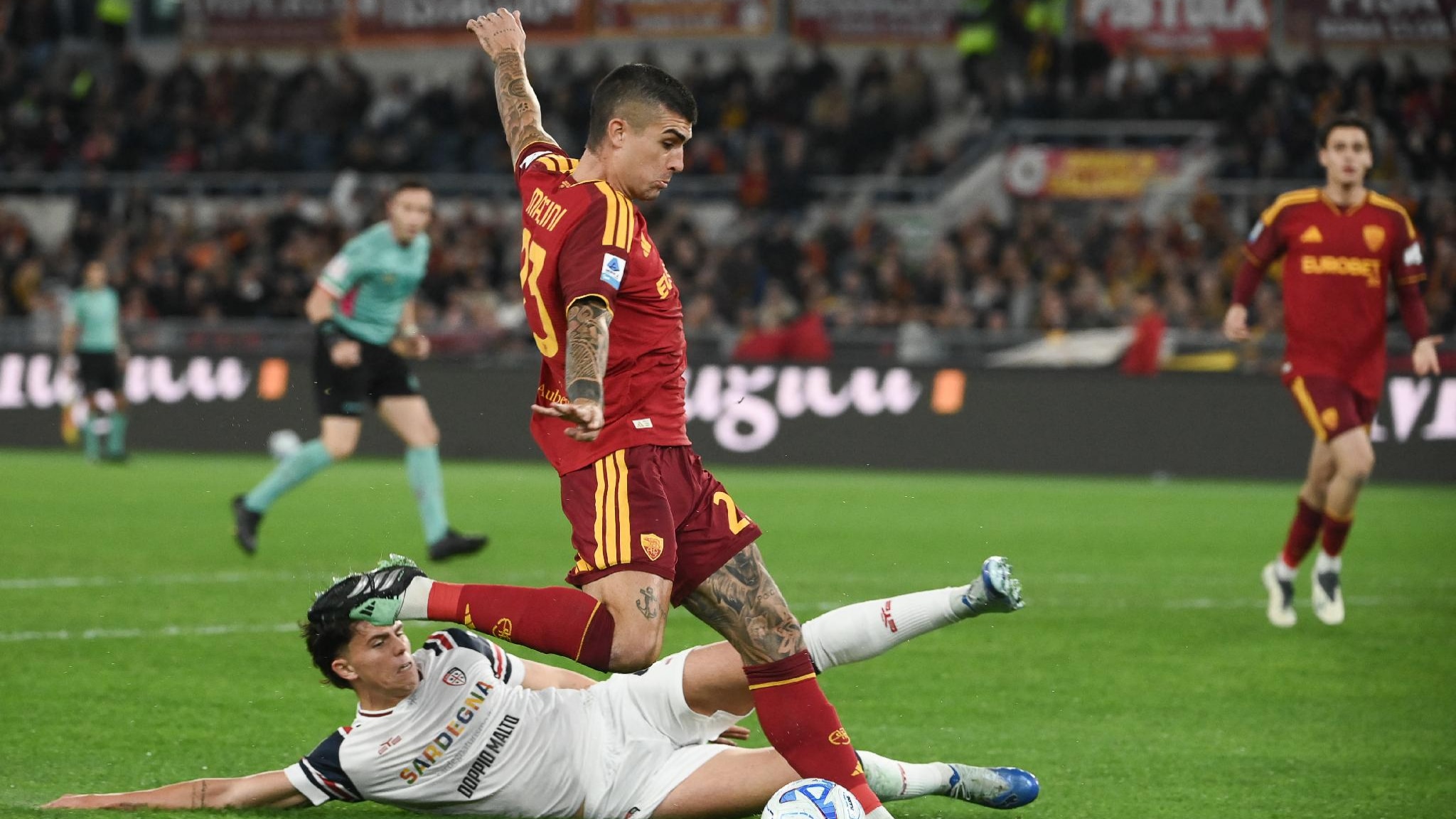 Roma-Cagliari 4-2, la sintesi della partita