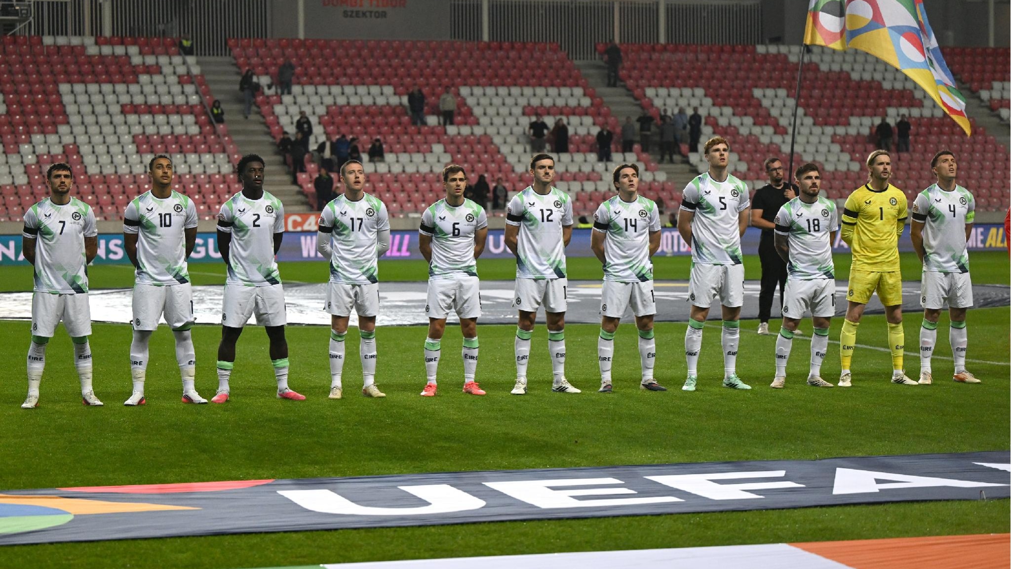Irlanda, protesta per Gaza durante il match di Nations League con Israele