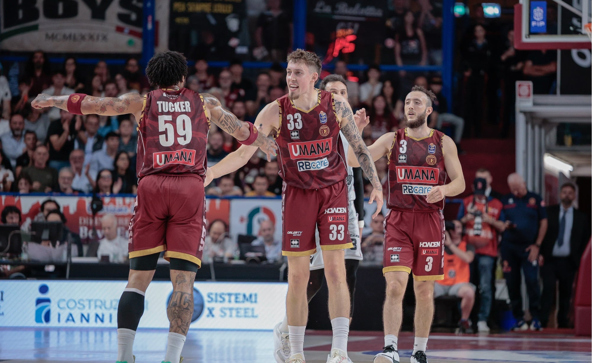 Basket, EuroCup: esultano Roma e Tortona, Venezia si arrende nel finale