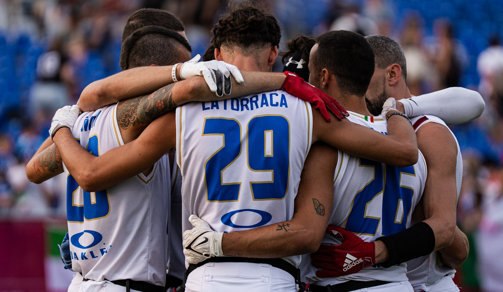 Mondiali flag football 2026, Italia d’argento: gli Stati Uniti vincono la finale 46-26