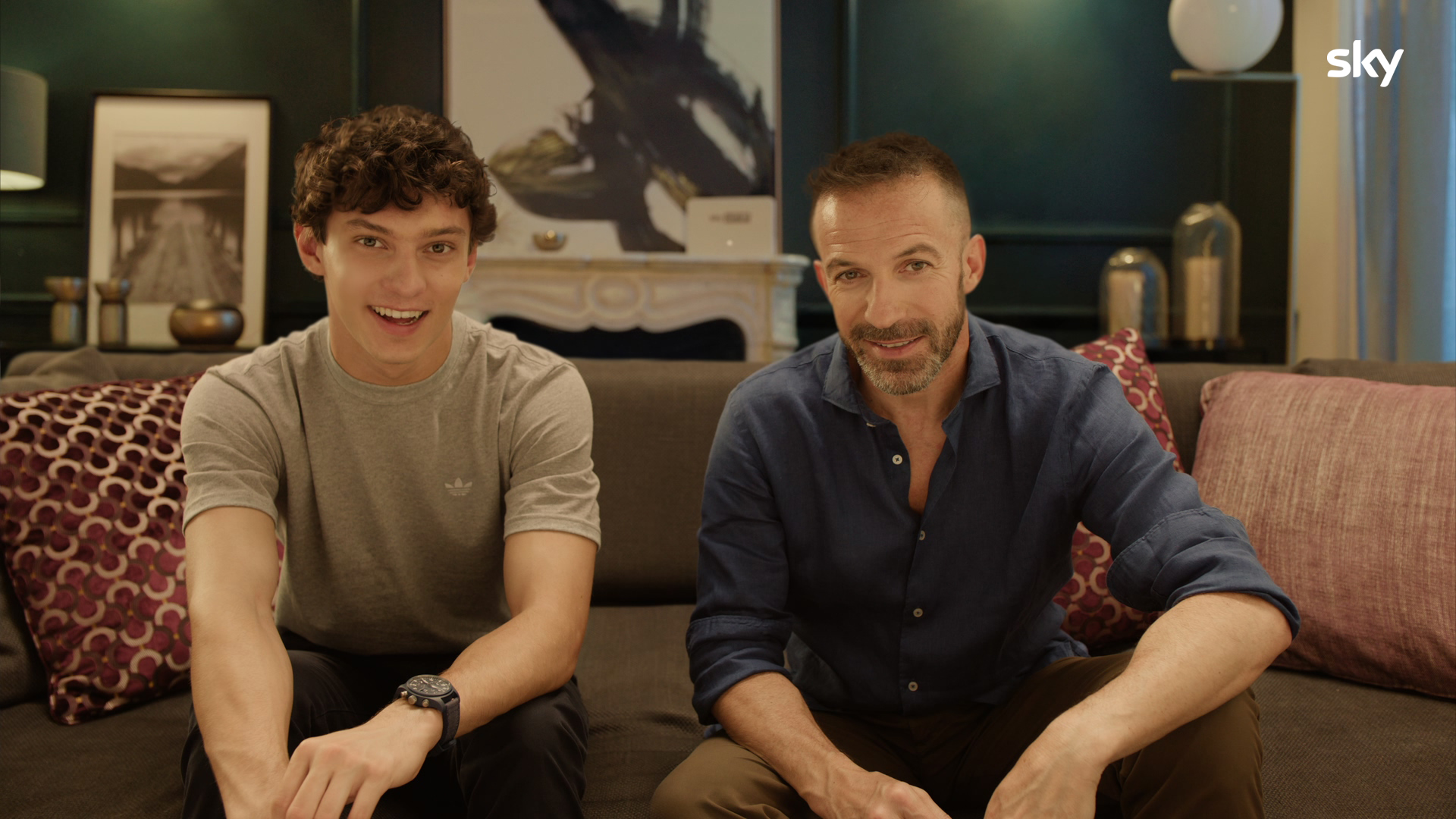 Andrea Kimi Antonelli esordisce nella nuova campagna Sky WiFi e Sky Tv al fianco di Alessandro Del Piero