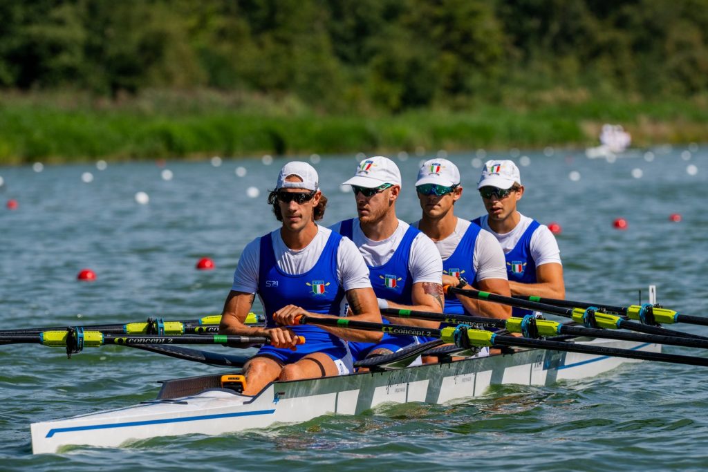 Mondiali canottaggio 2026, quattro di coppia in finale: Perini vince la batteria nel PR1