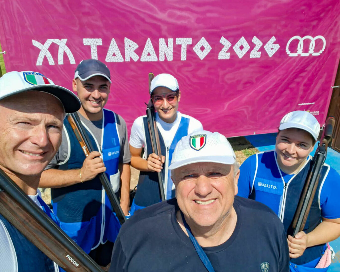 Giochi del Mediterraneo Taranto 2026, scatta il raduno del Trap a Torricella: azzurri al lavoro per le medaglie