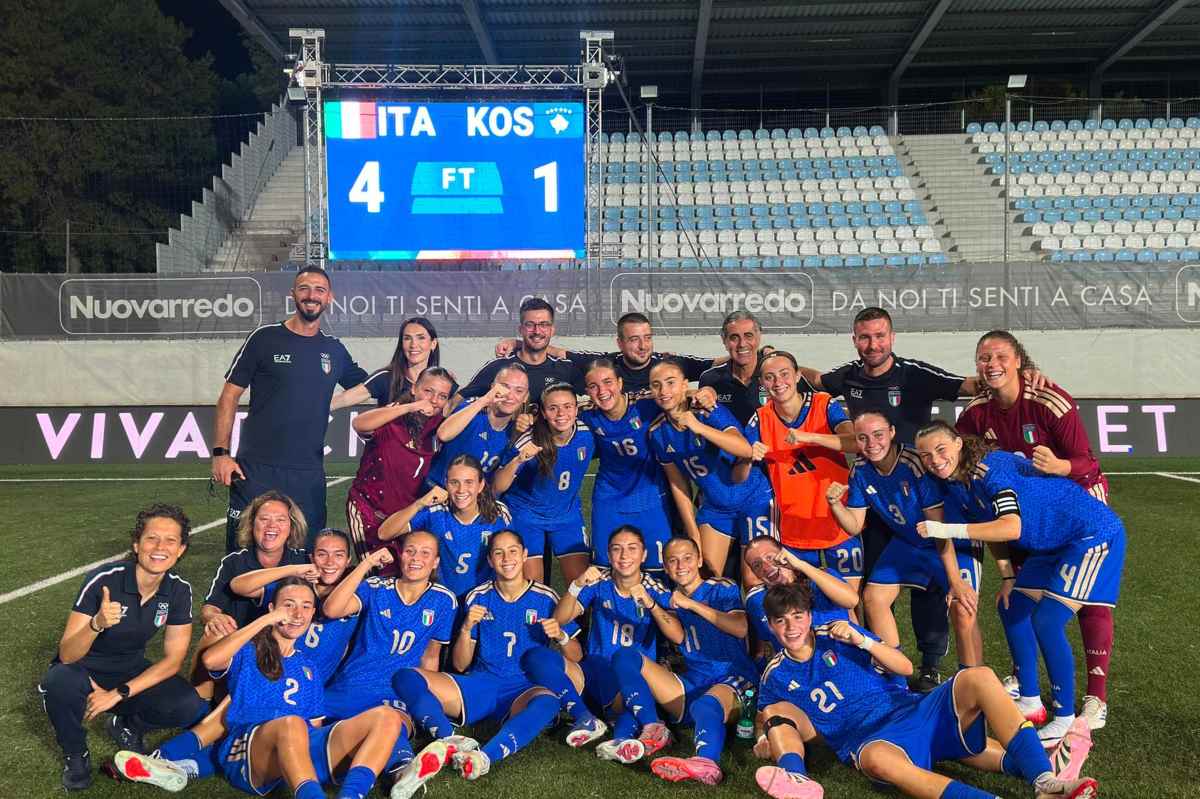 Giochi del Mediterraneo: calcio femminile, le Azzurrine schiantano il Kosovo 4-1, gli highlights su SportfaceTV