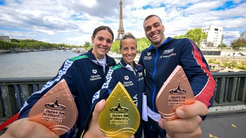 Europei acquatici Parigi 2026, Italia a quota 32 medaglie: 10 ori, 9 argenti e 13 bronzi