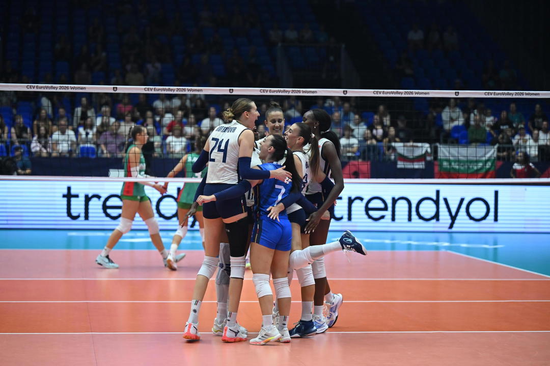Europei volley femminile 2026, Italia ai quarti: Bulgaria travolta 3-0