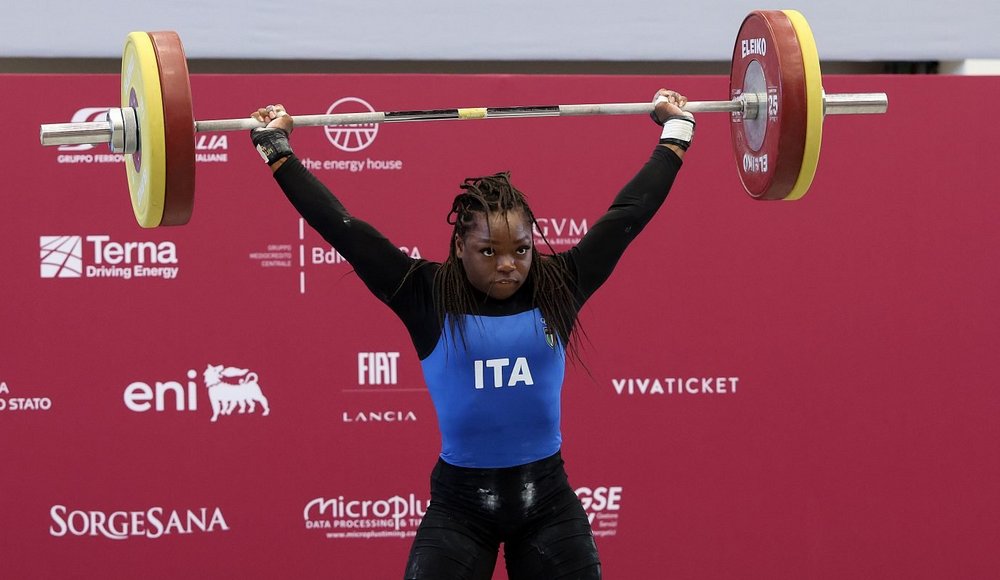 Taranto 2026, pesi: doppio argento per Kegne, bronzo Abati nello strappo