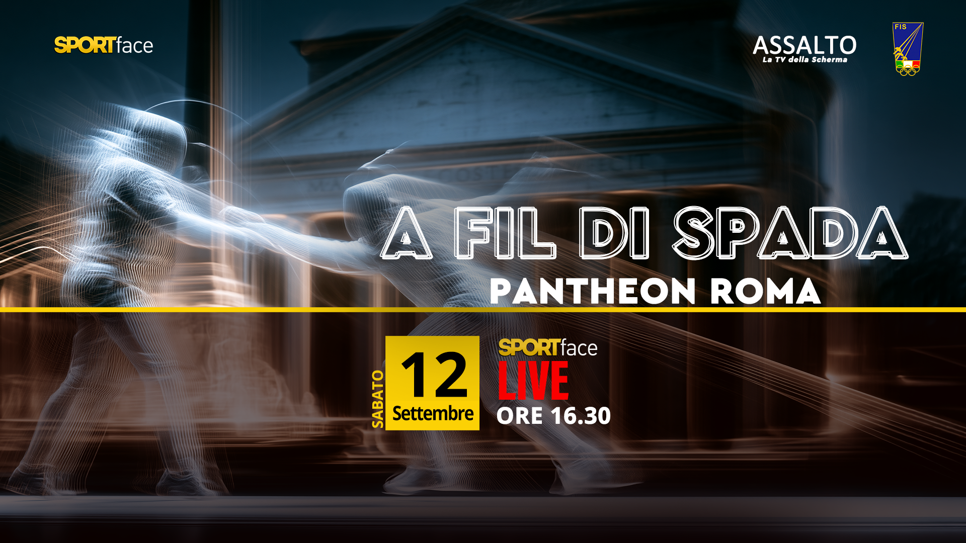 A Fil di Spada 2026, sabato la maratona inclusiva a Roma: diretta su Assalto – La TV della Scherma