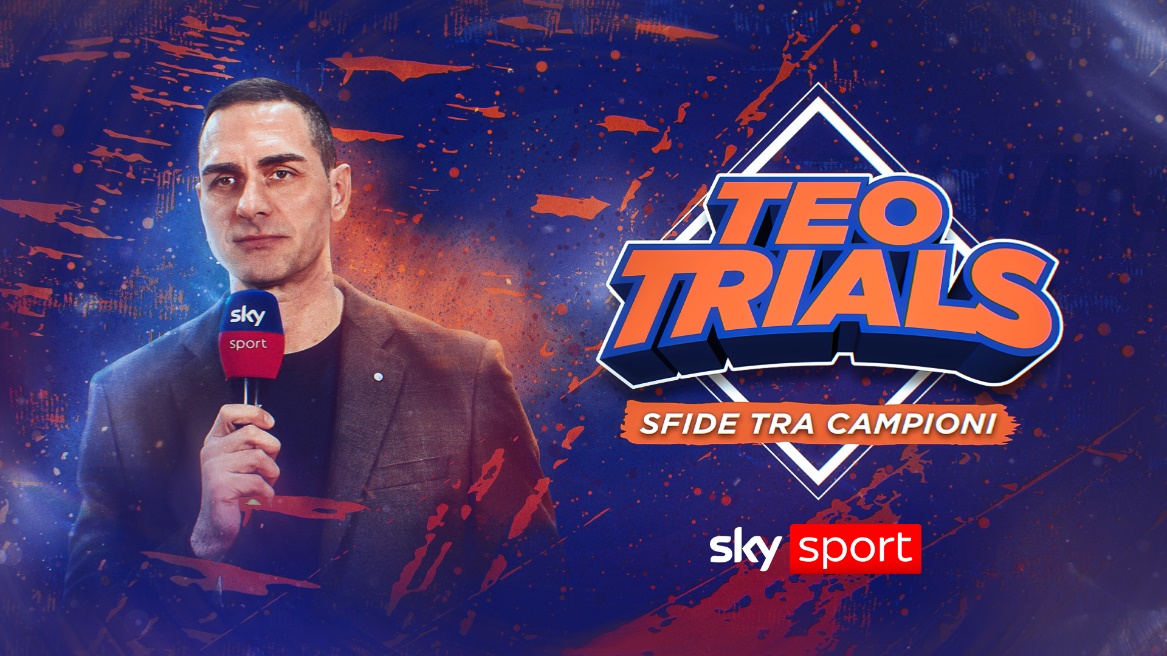 Sky Sport, arriva “Teo Trials”: Soragna sfida Cocciaretto, Maldini, Cressoni, De Gennaro e Paltrinieri