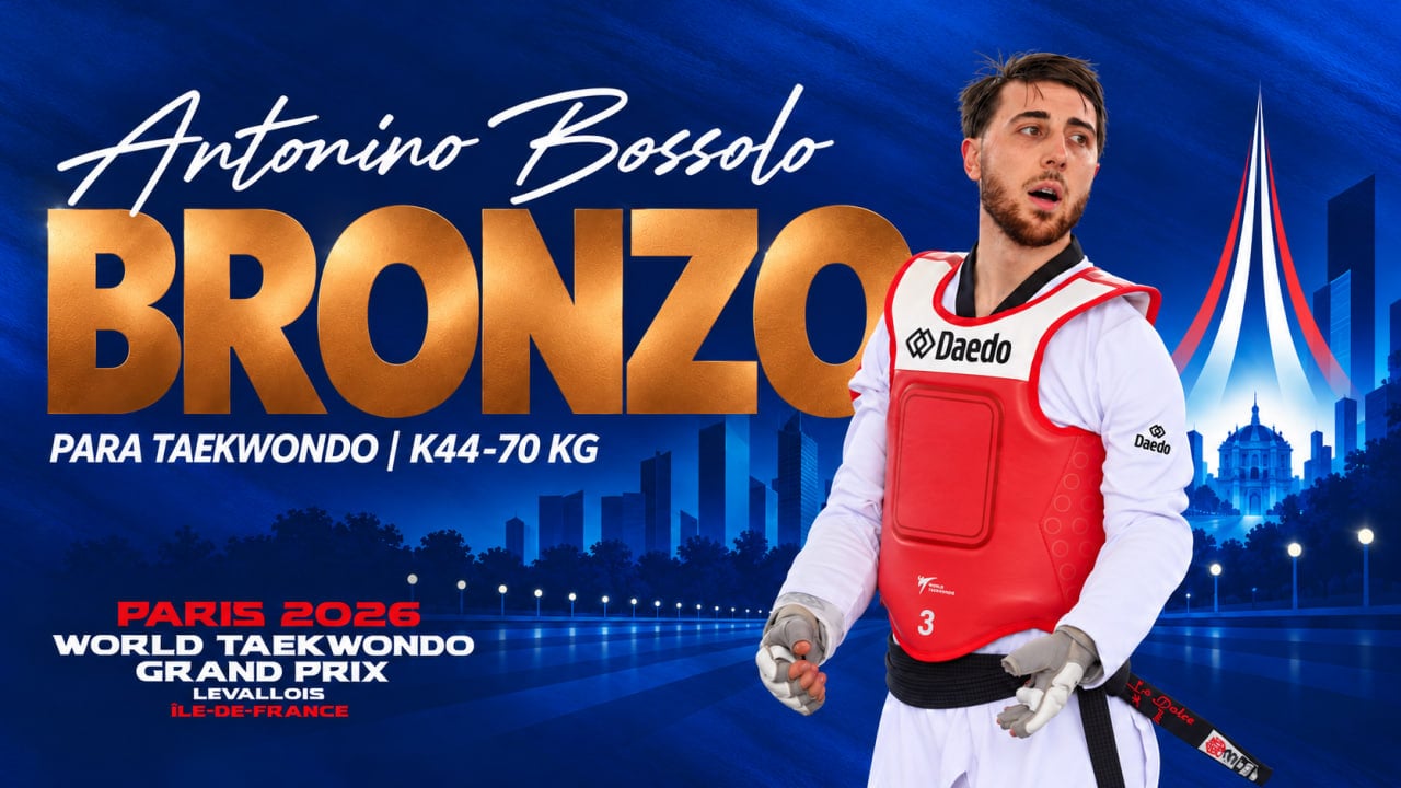 Para Taekwondo Grand Prix, Bossolo bronzo a Parigi: venerdì tocca ad Alessio