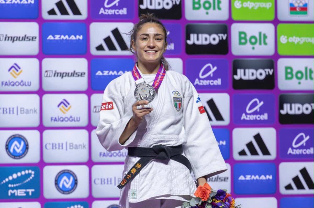 Judo, Scutto fa la storia: argento a Baku e quinto podio mondiale consecutivo